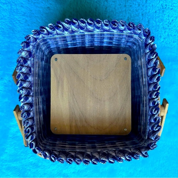 Longaberger JW Collection Mini Miniature Cake Basket Liner Protector Riser Box - Picture 6 of 9